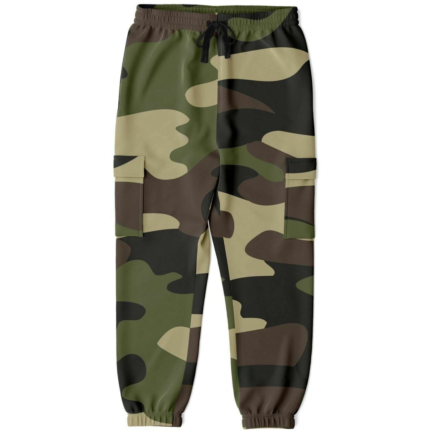 Mongoose Green & Olive Camouflage Cargo Sweatpants