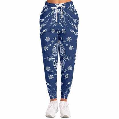 Blue Bandana Track Pants HD