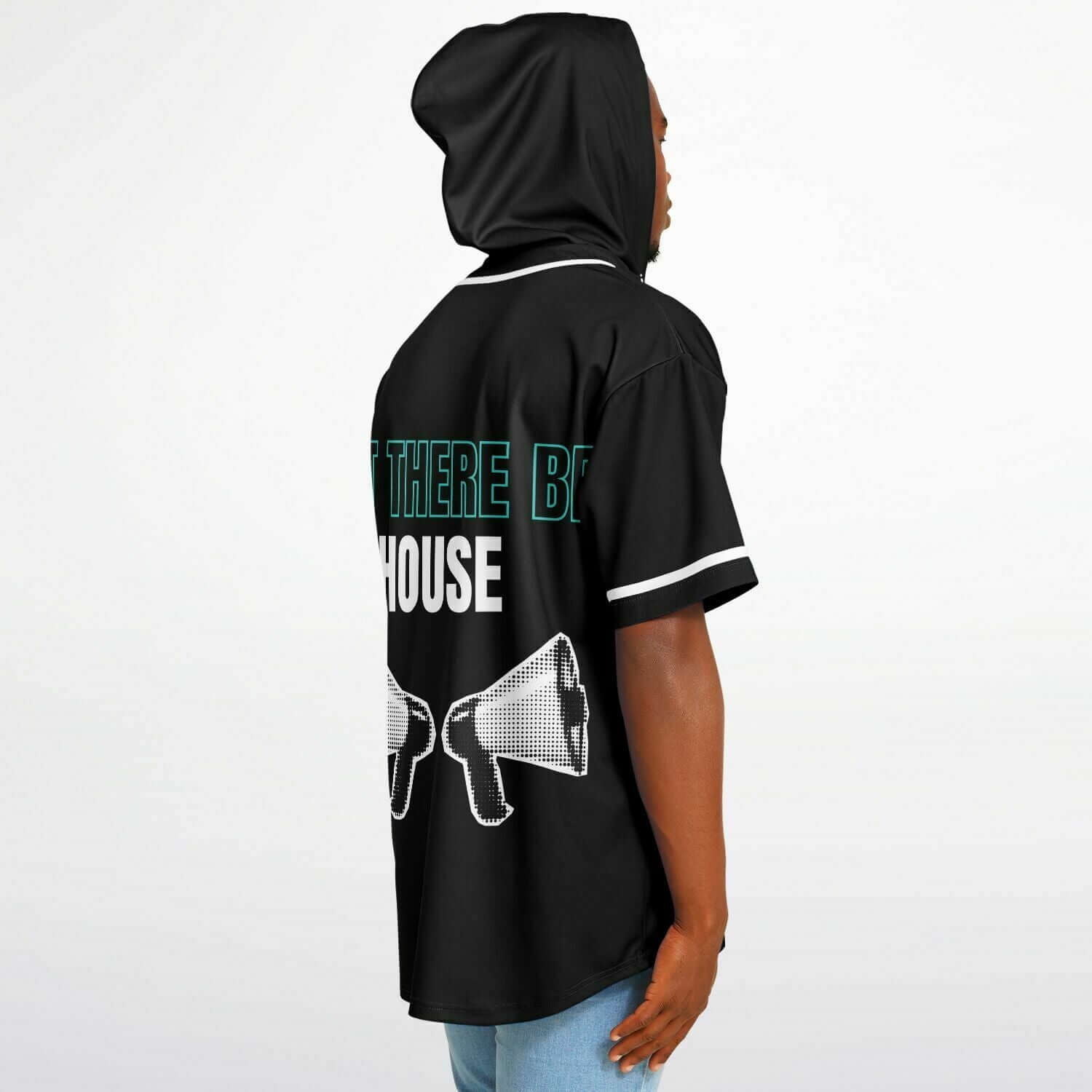 Hooded Baseball Jersey | HD Print - Ribooa