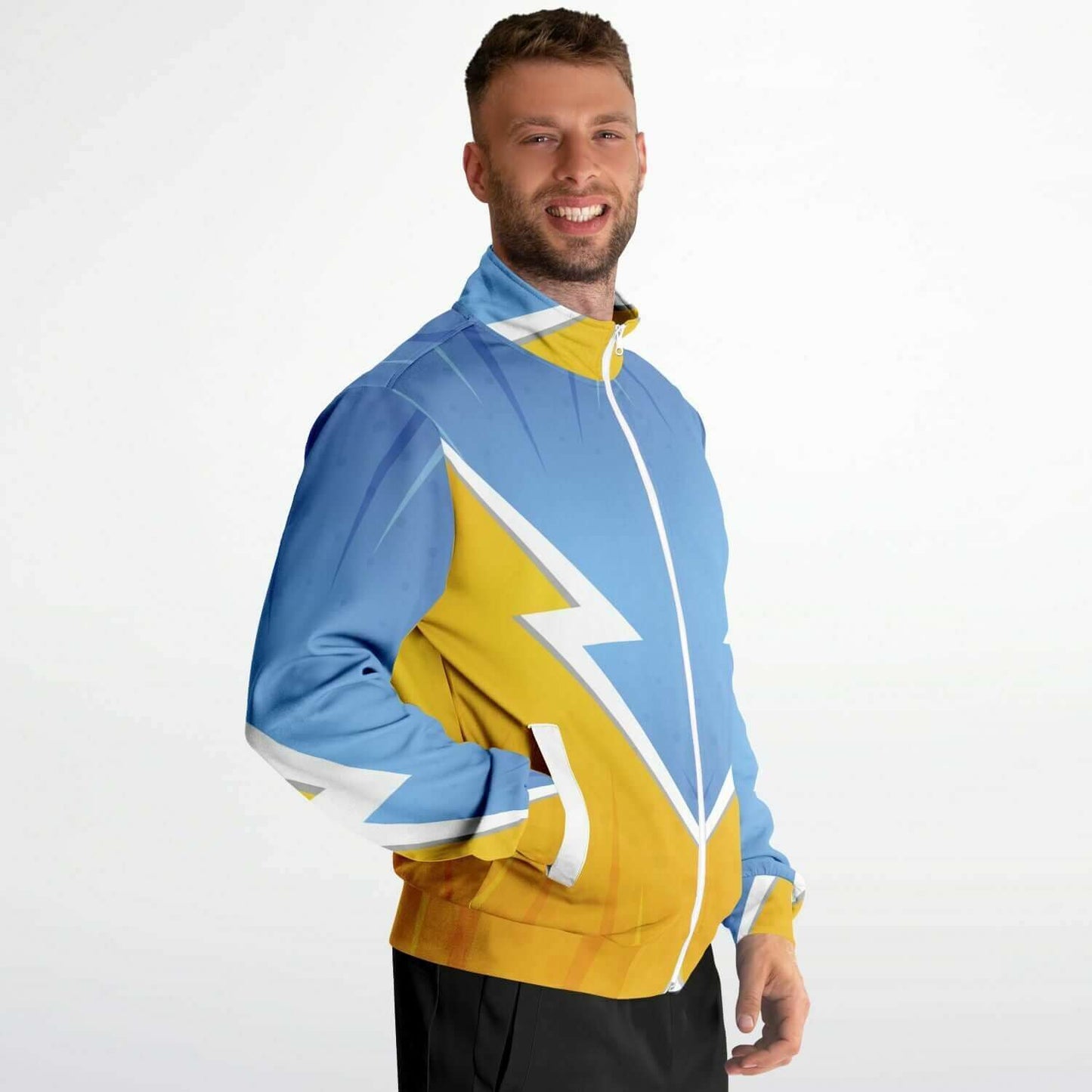 Lightning Bolt Track Jacket | HD Print | Shipping Included - Ribooa