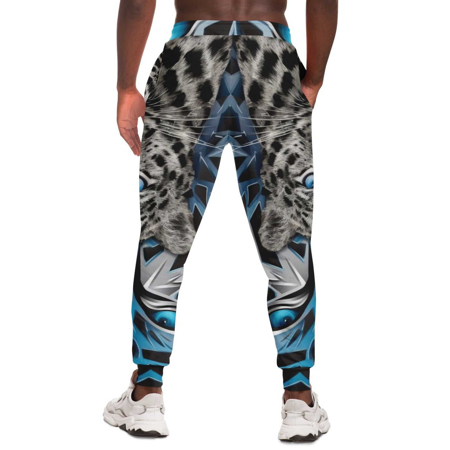 Blue Leopard Track Pants | Wicked Version