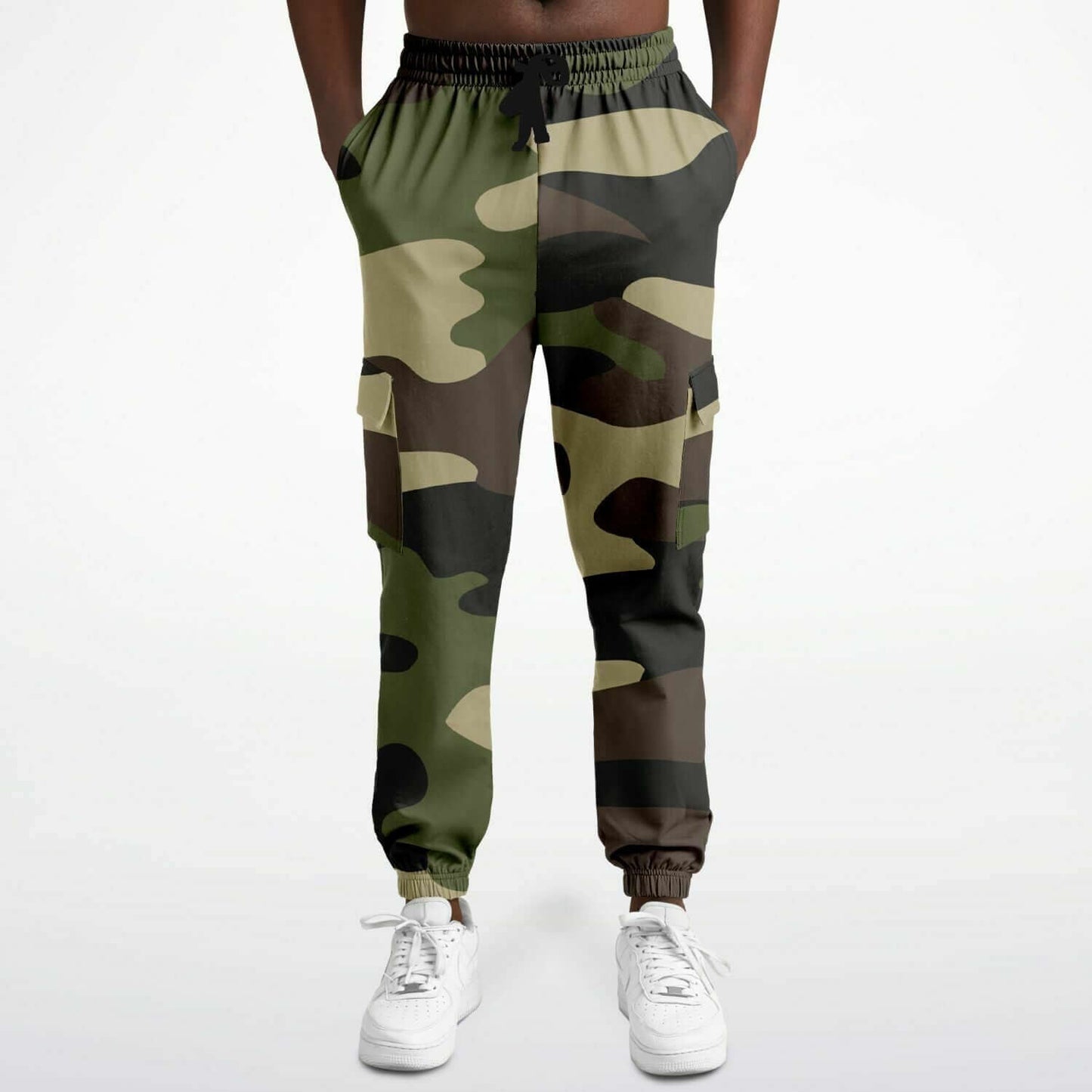 Mongoose Green & Olive Camouflage Cargo Sweatpants