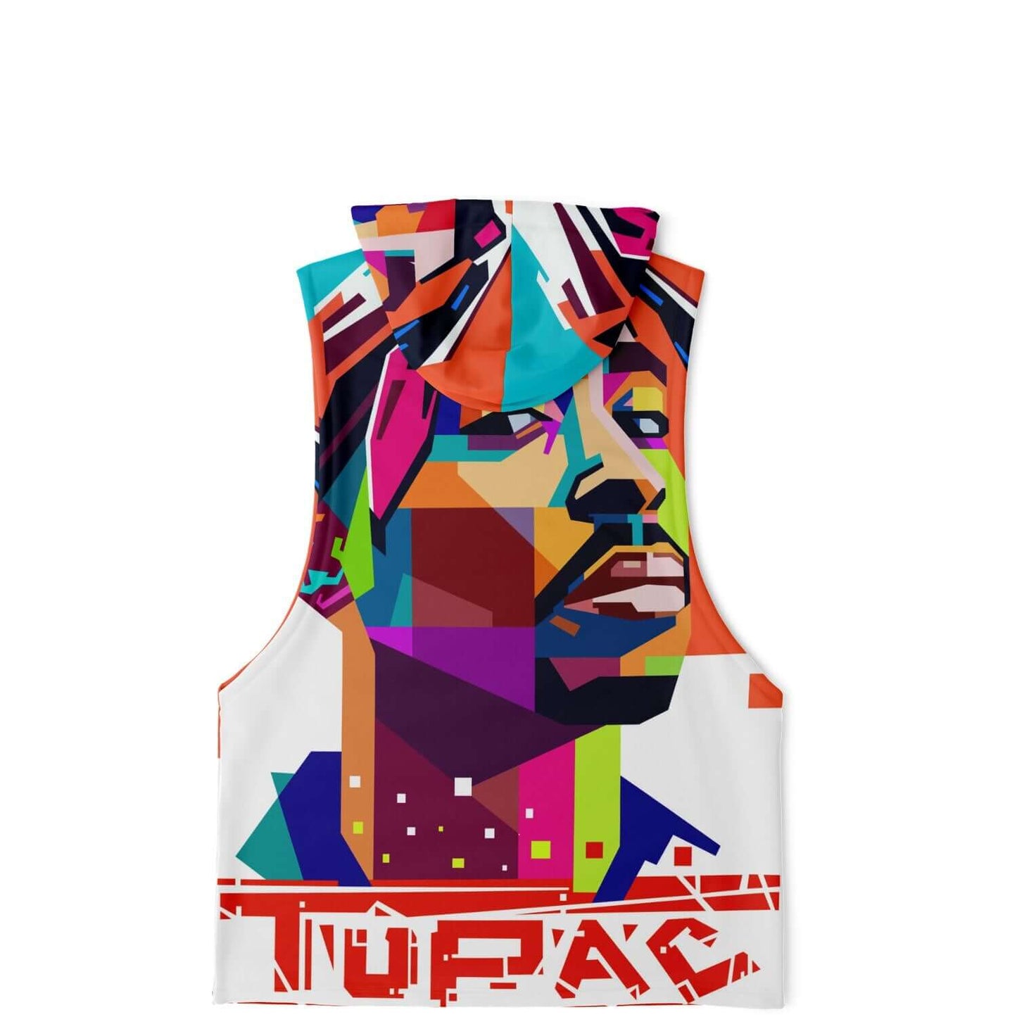 Sleeveless Hoodie For Men | Tupac Shakur Artwork