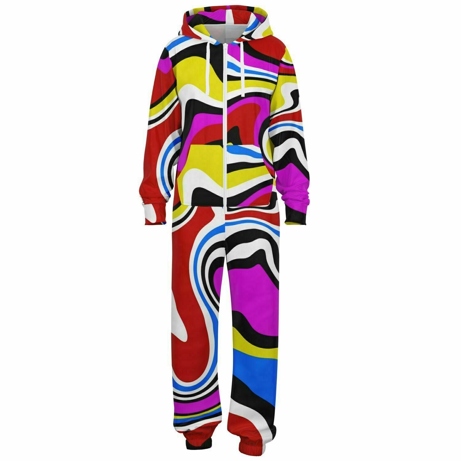 Psychedelic Rainbow Rave Jumpsuit | Unisex HD