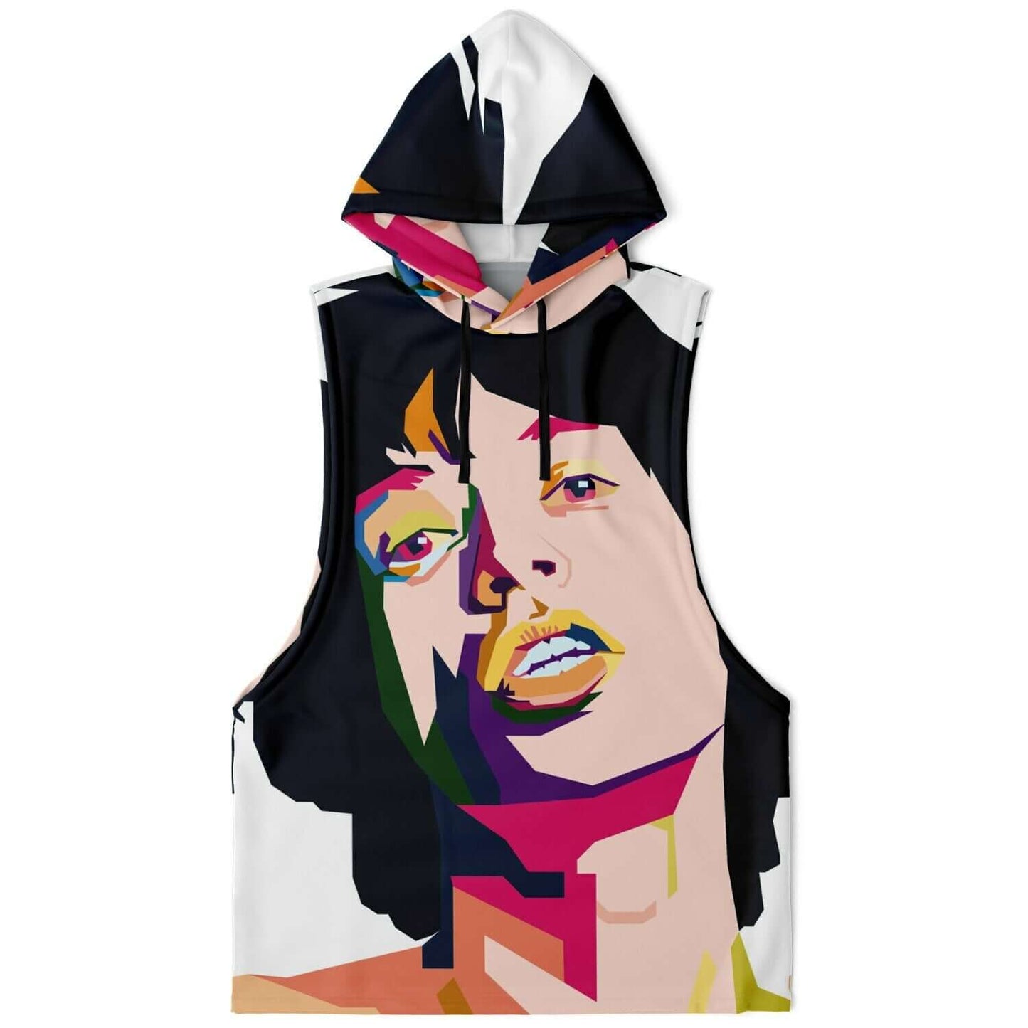 Mick Jagger Sleeveless Hoodie For Men