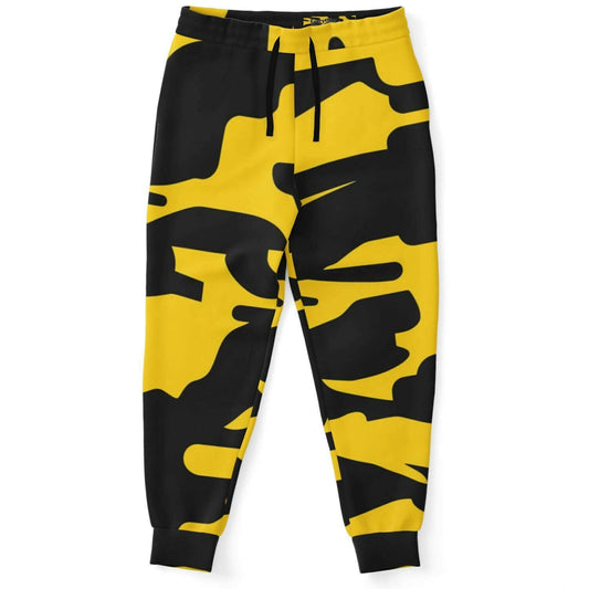 Commando Pants For Men | Black & Yellow