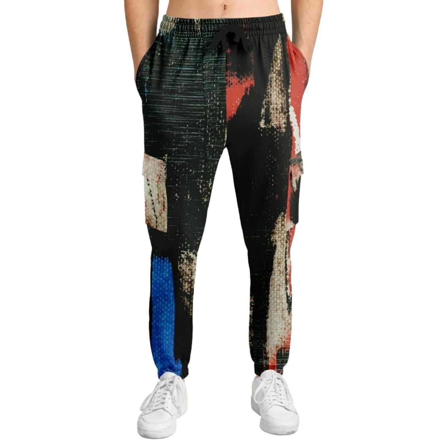 Abstract Cargo Sweatpants | Art HD Print