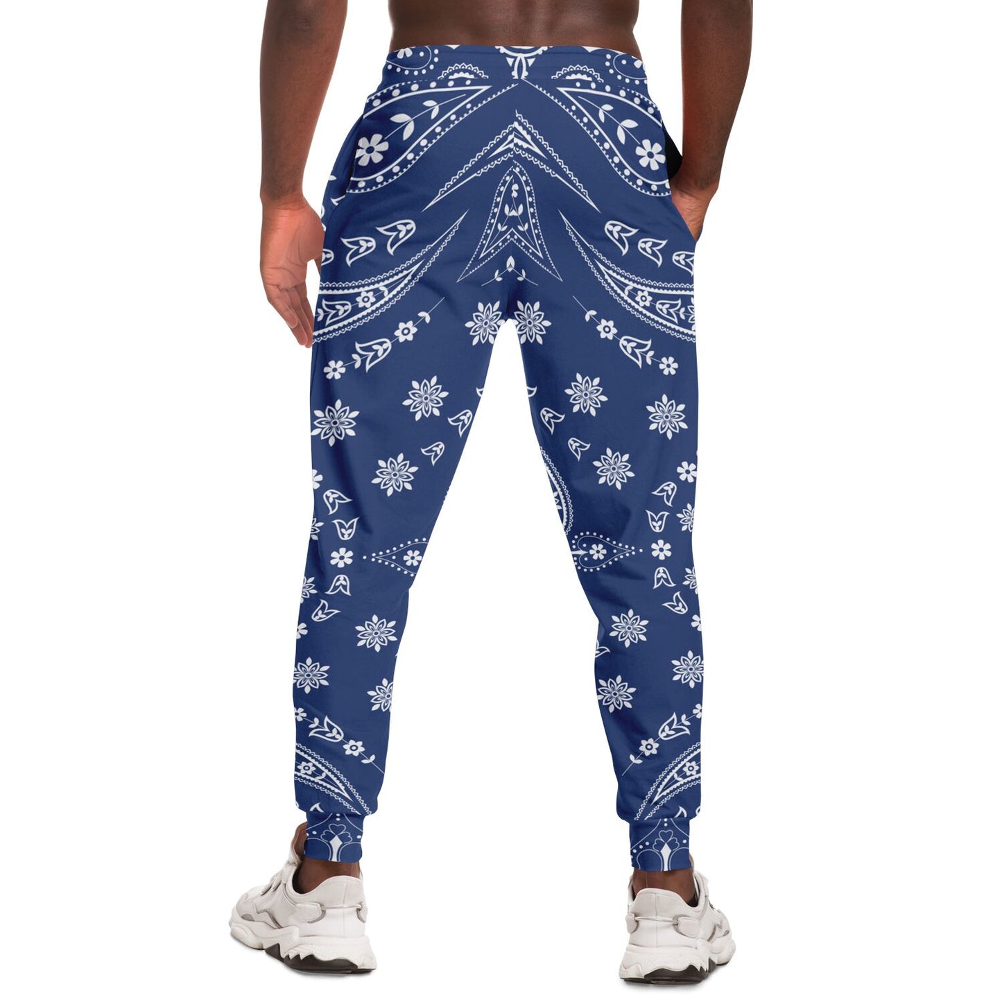 Blue Bandana Track Pants HD