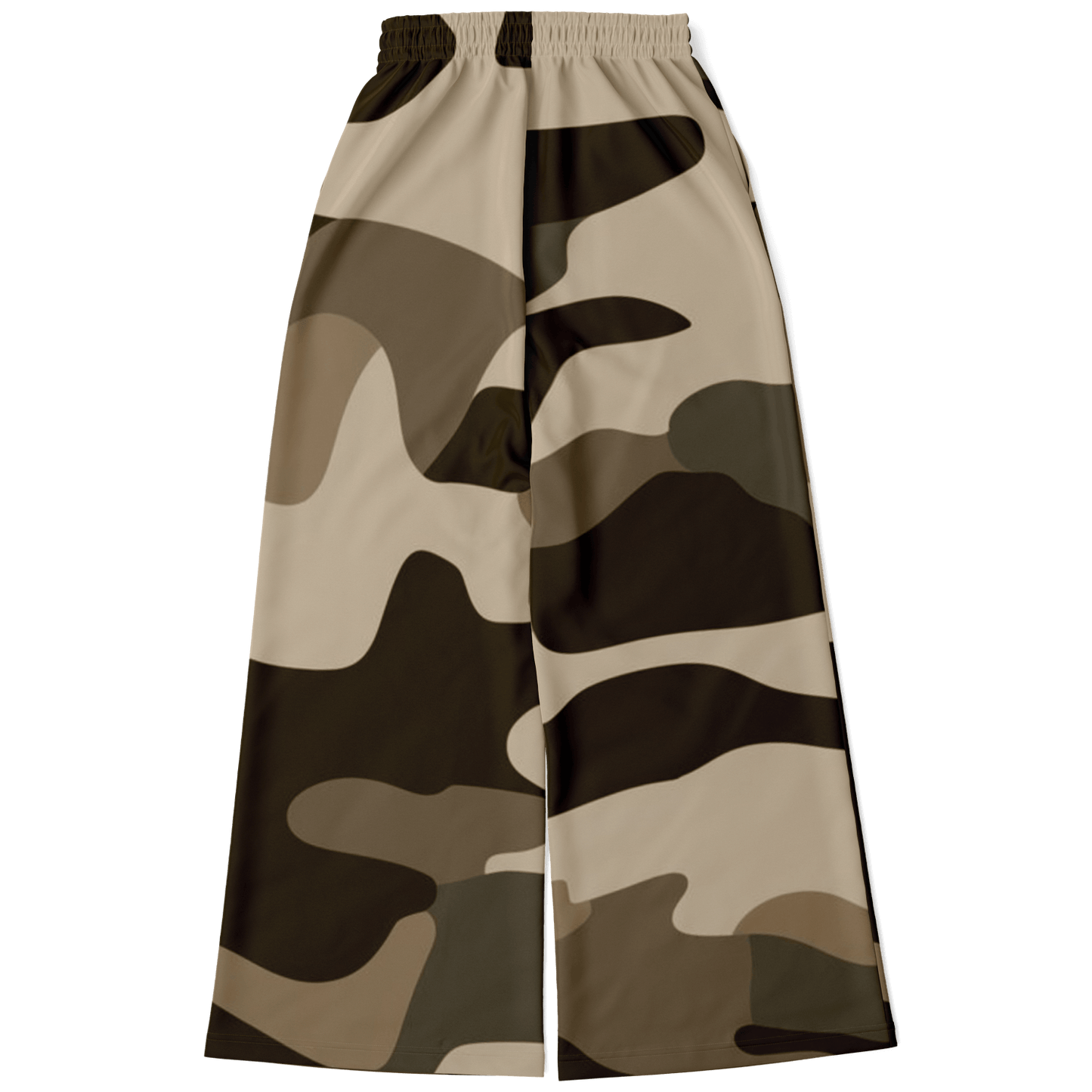 Women's Wide Leg Pants | Commando Khaki HD Print