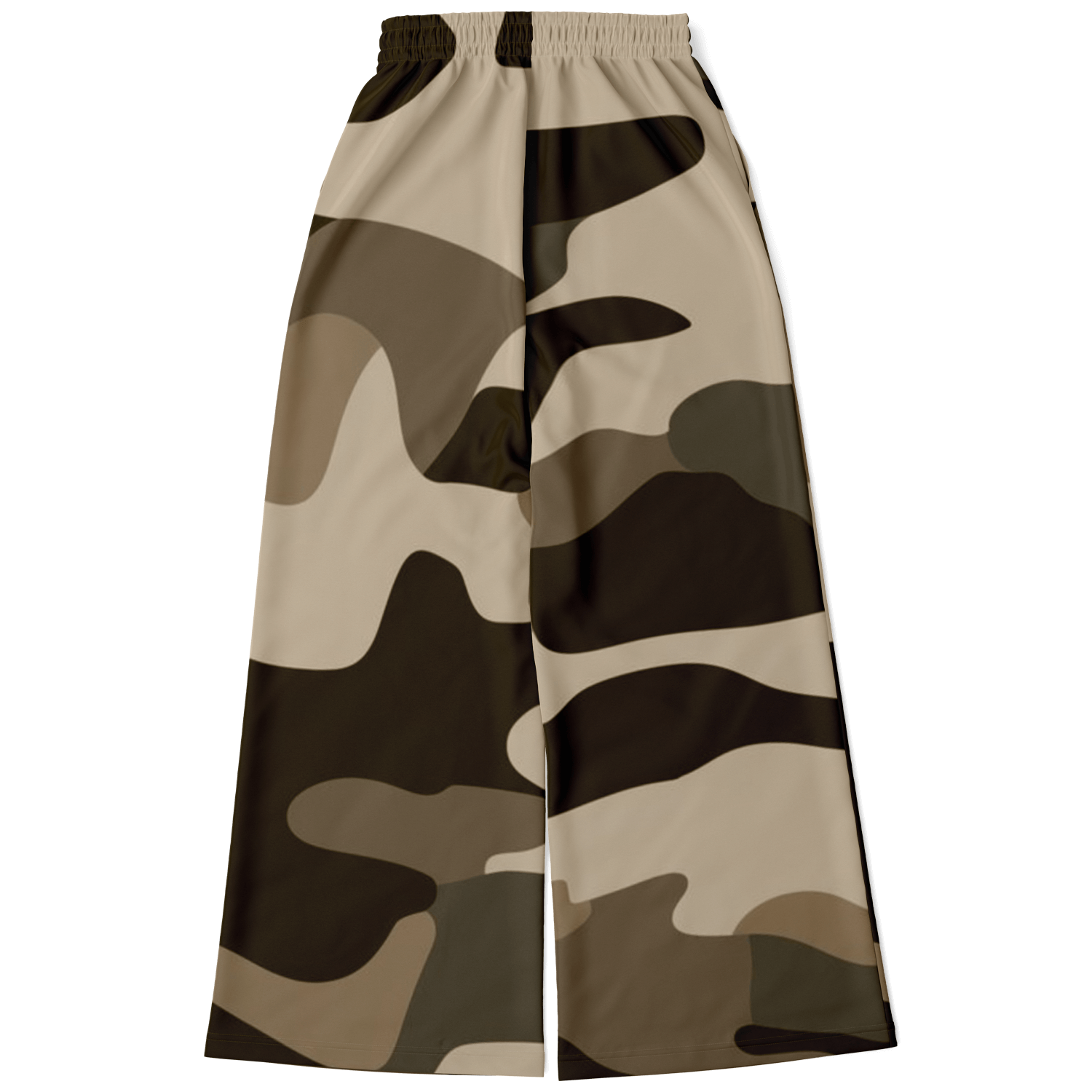 Women's Wide Leg Pants | Commando Khaki HD Print