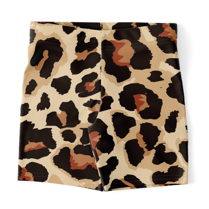 Classic Leopard Legging Shorts | HD Print