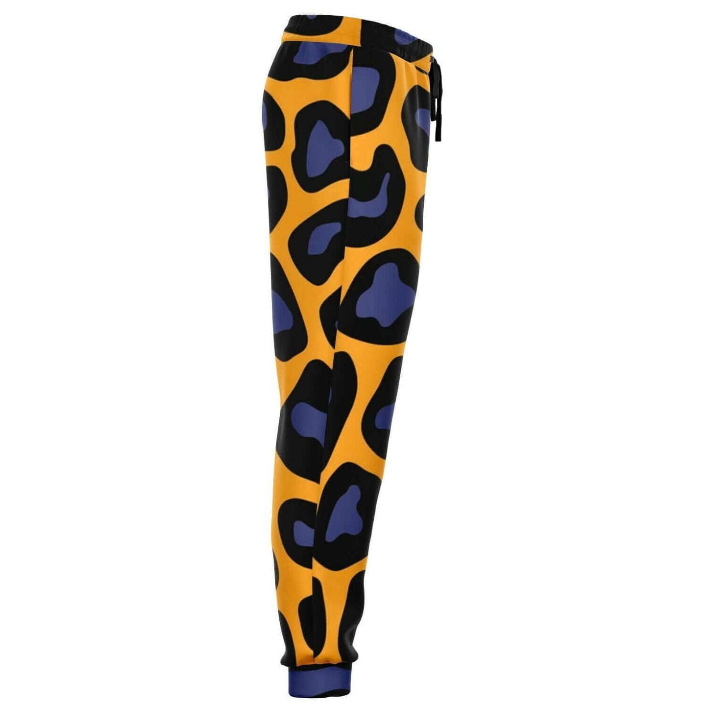 Leopard Pants For Men | Black & Blue HD Print