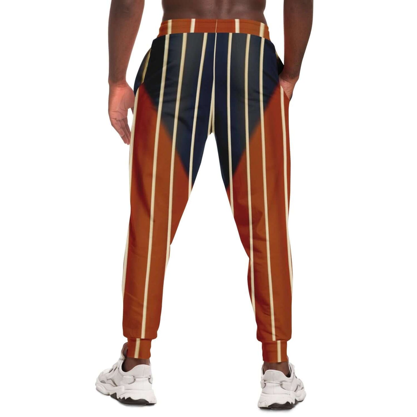 Red Stripes Track Pants For Men | HD Print