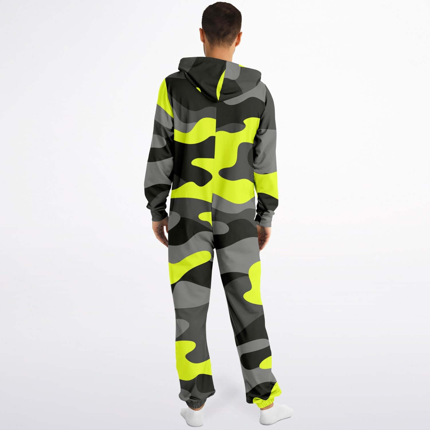 Camo Jumpsuit | Black Gray & Yellow