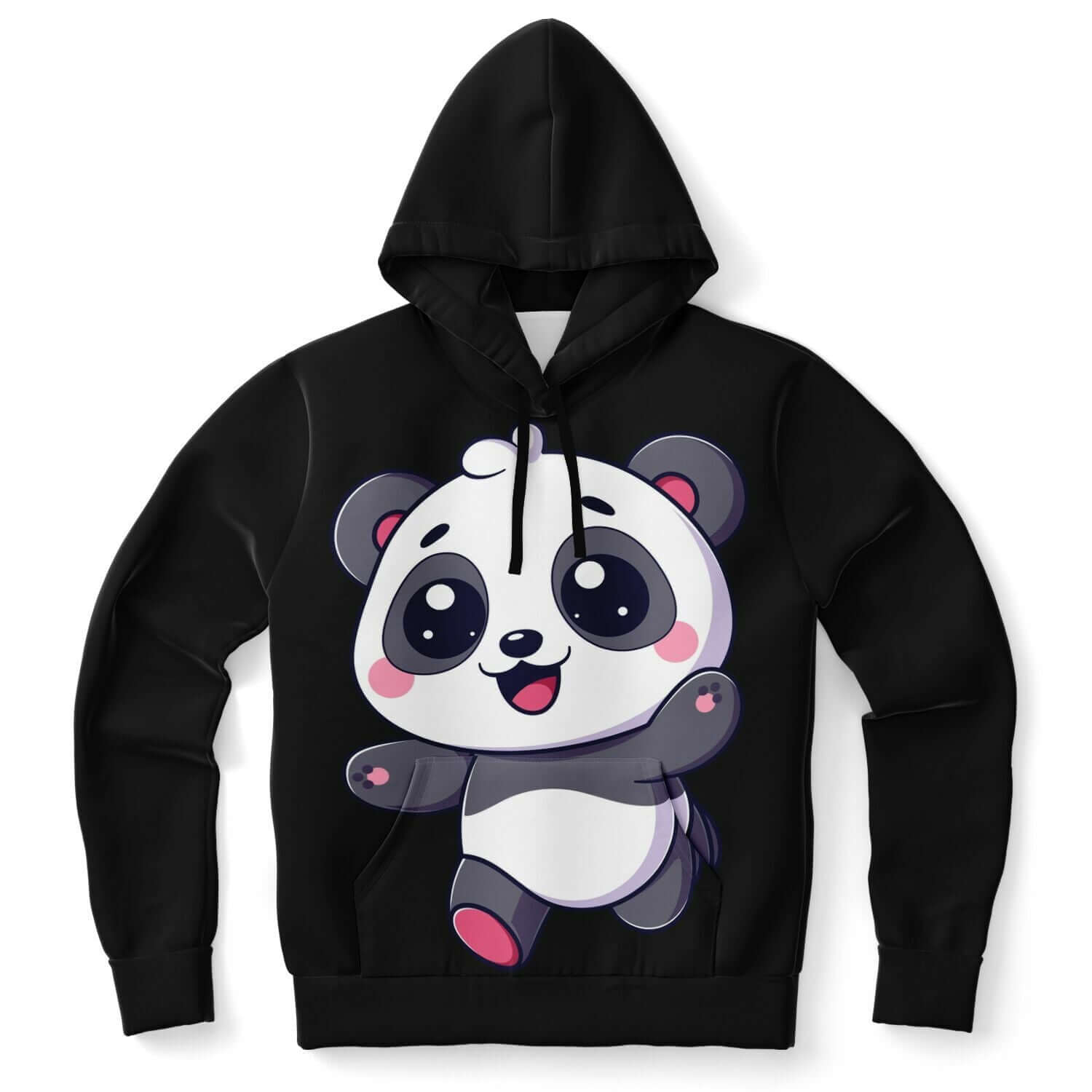 Panda Hoodie | Unisex Black & White