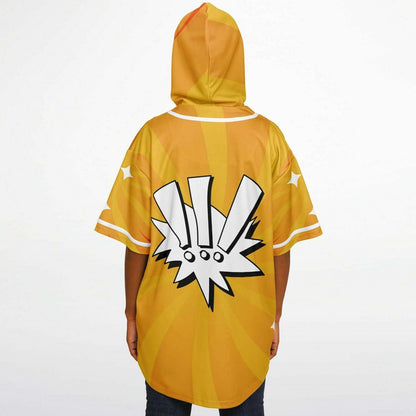 Hooded Baseball Jersey | HD Print - Ribooa