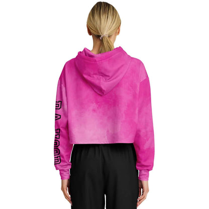 Pink Cropped Hoodie | 6? Da Hood