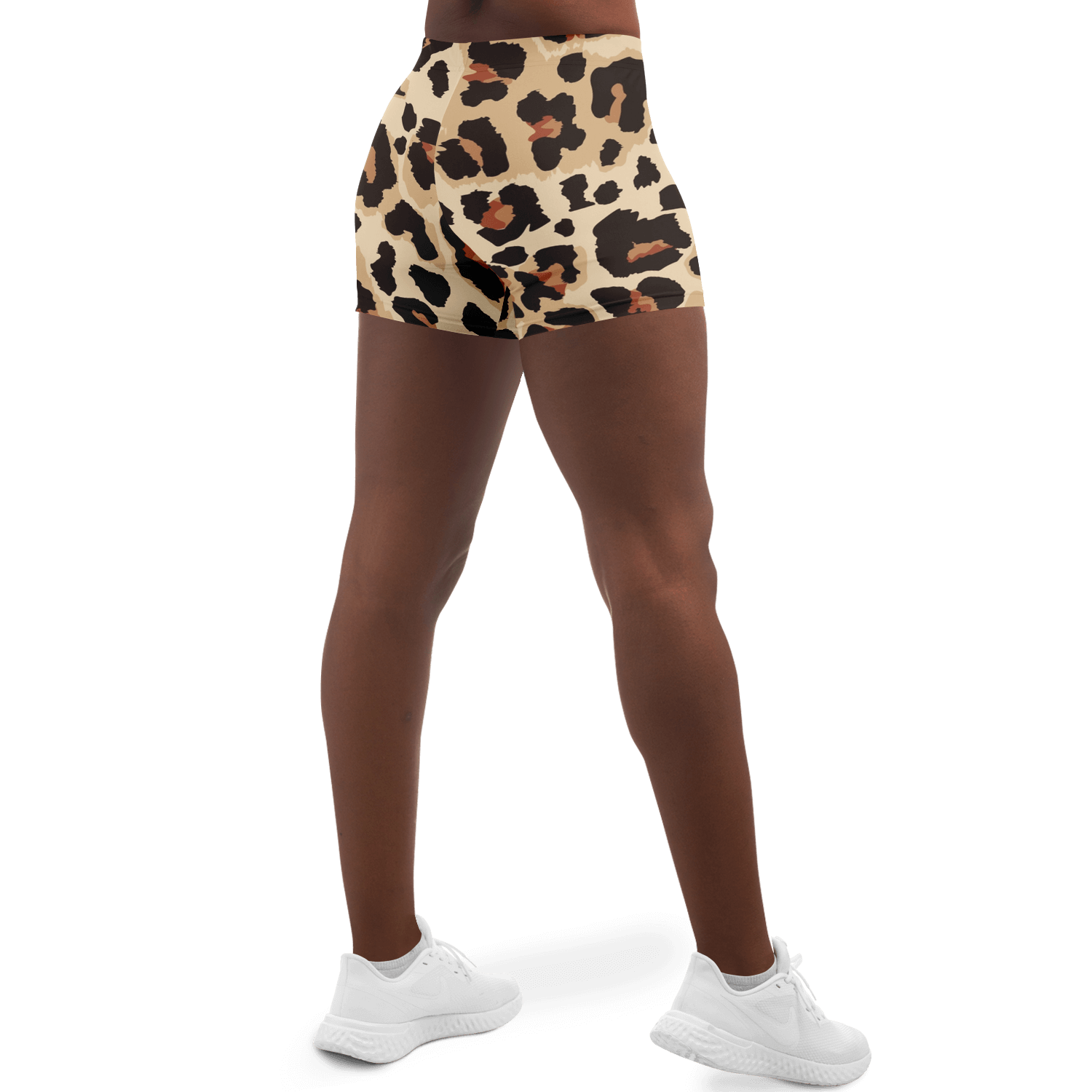 Classic Leopard Legging Shorts | HD Print