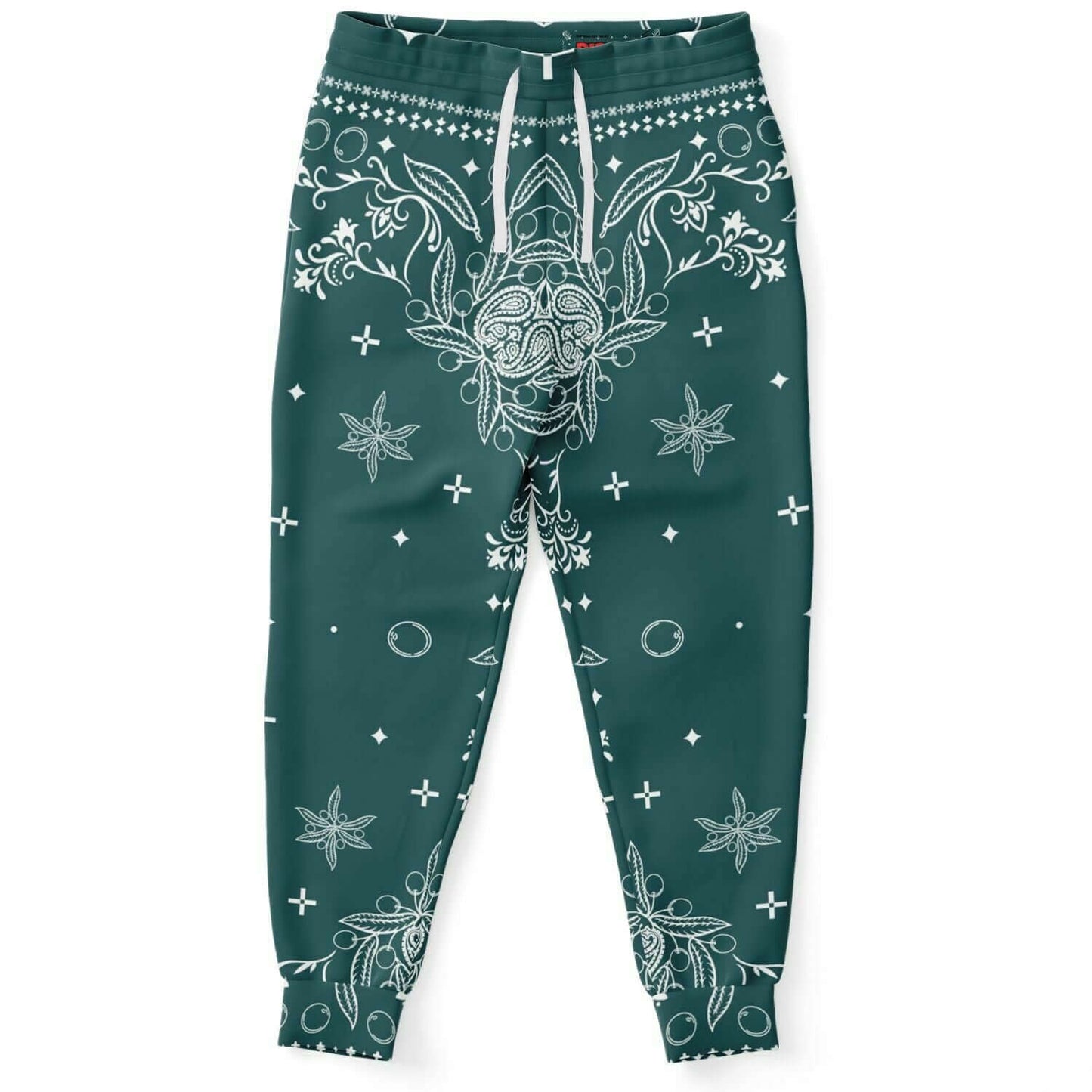 Green Bandana Track Pants | Unisex HD