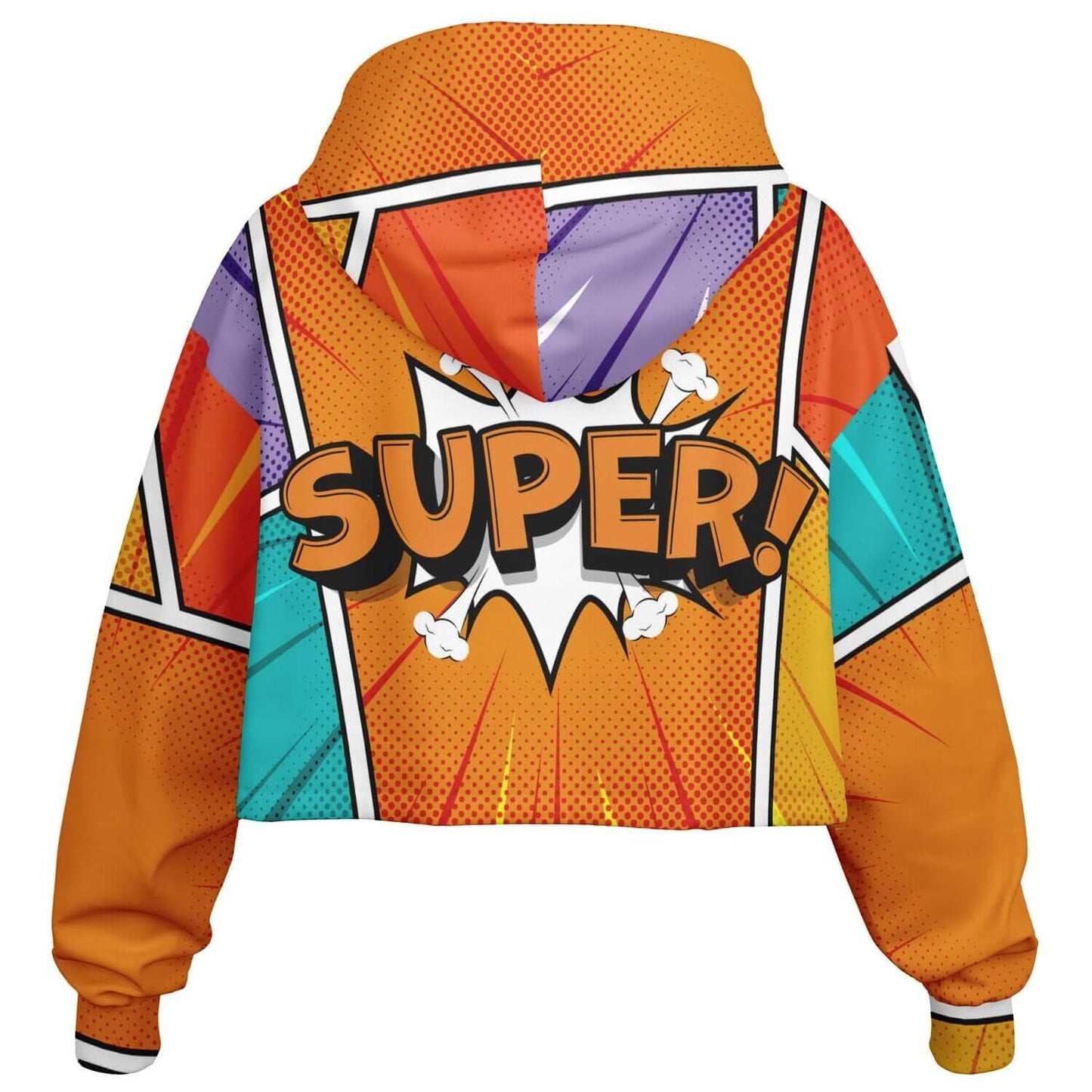 SUPER! Cropped Hoodie For Women