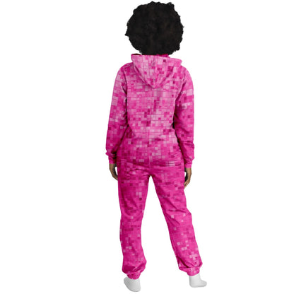 Rave Jumpsuit | Glittery Pink Disco Ball Onesie