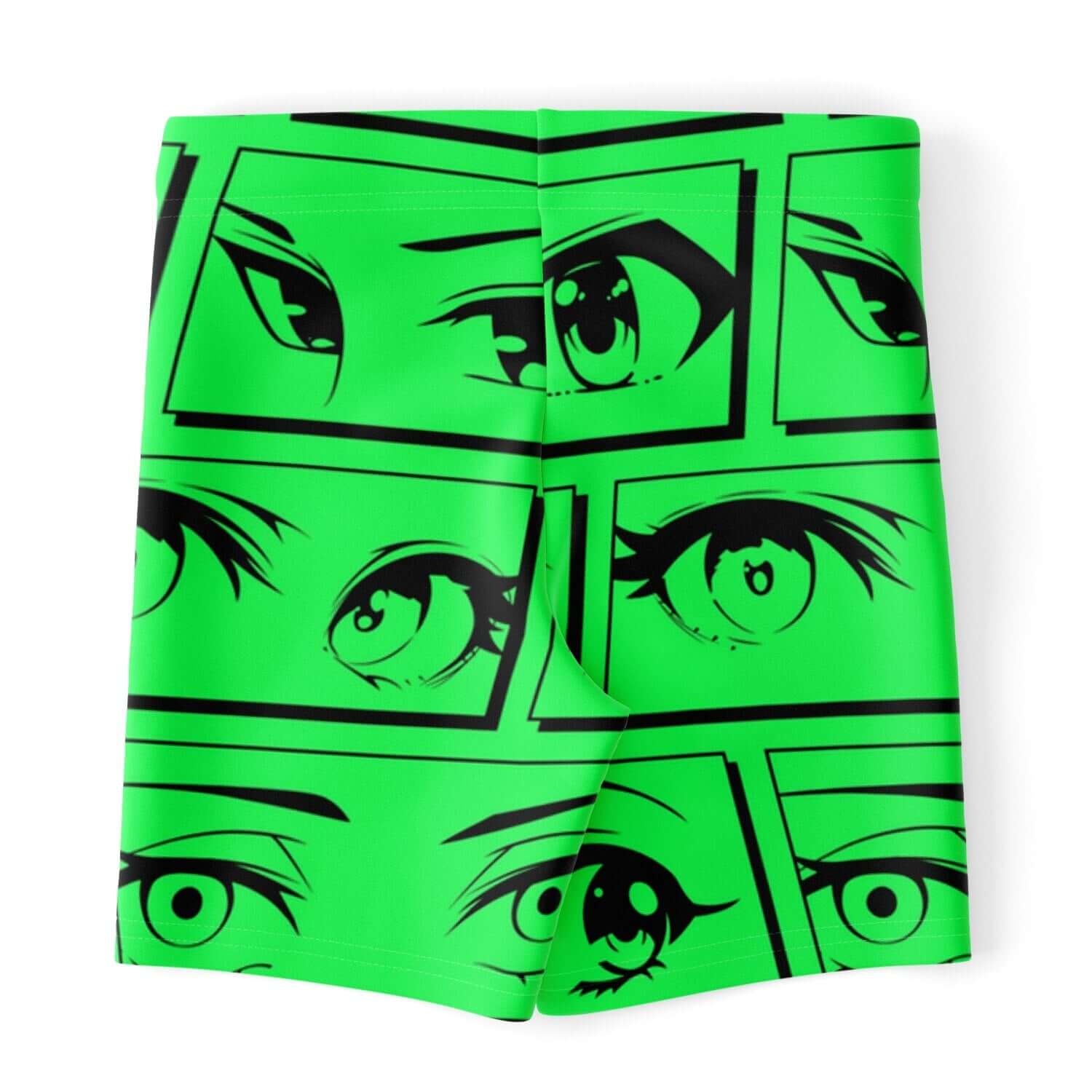 Short Leggings | Yellow Japanese Anime Eyes