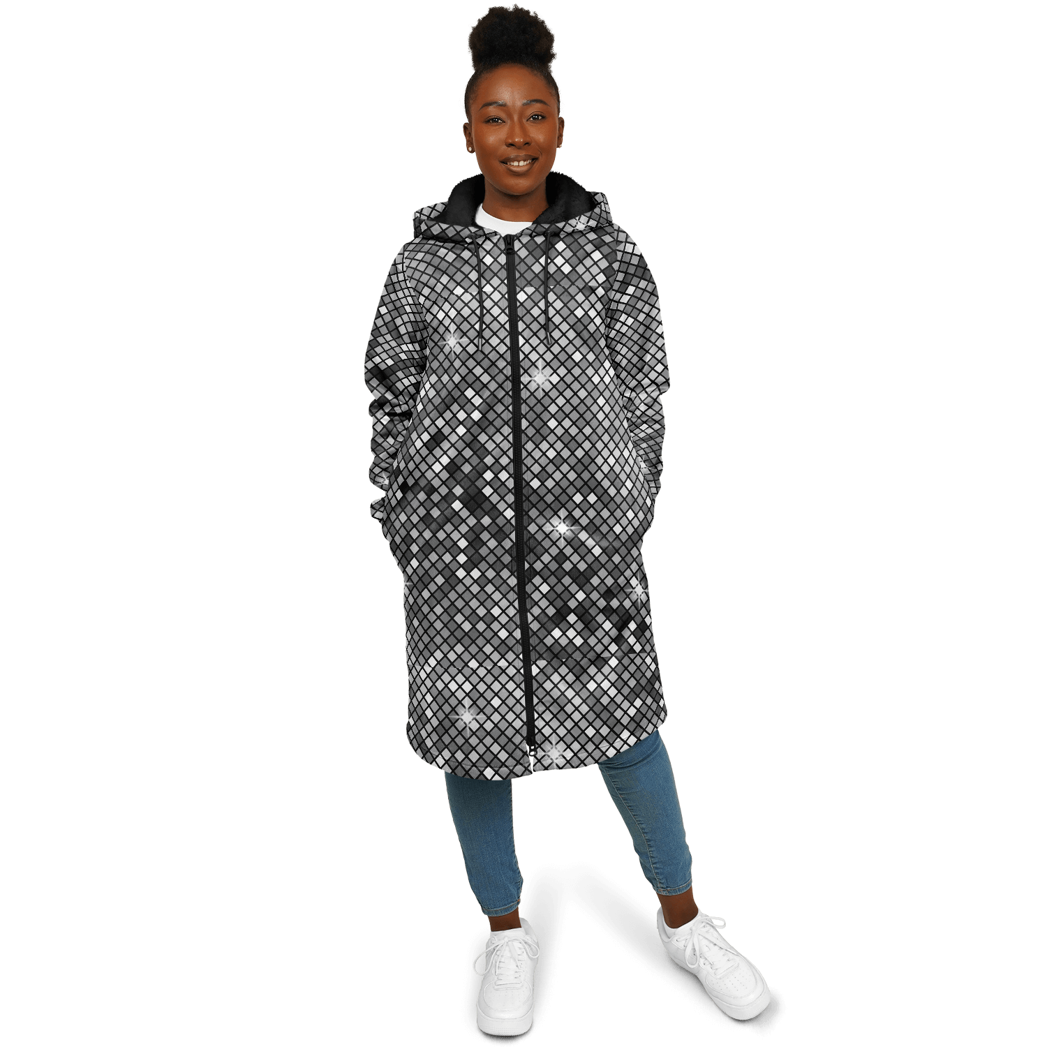 Disco Ball Zipper Cloak | Unisex HD