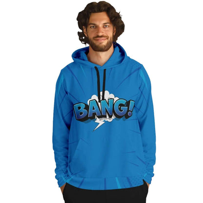 Bang! Blue Hoodie | Pop Art HD