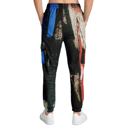 Abstract Cargo Sweatpants | Art HD Print