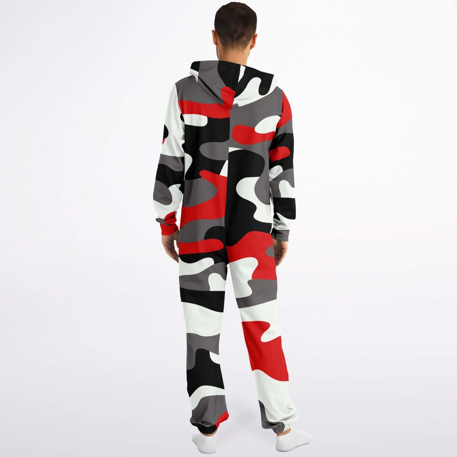 Camo Jumpsuit | Red Black & White