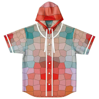 Hooded Baseball Jersey | HD Print - Ribooa