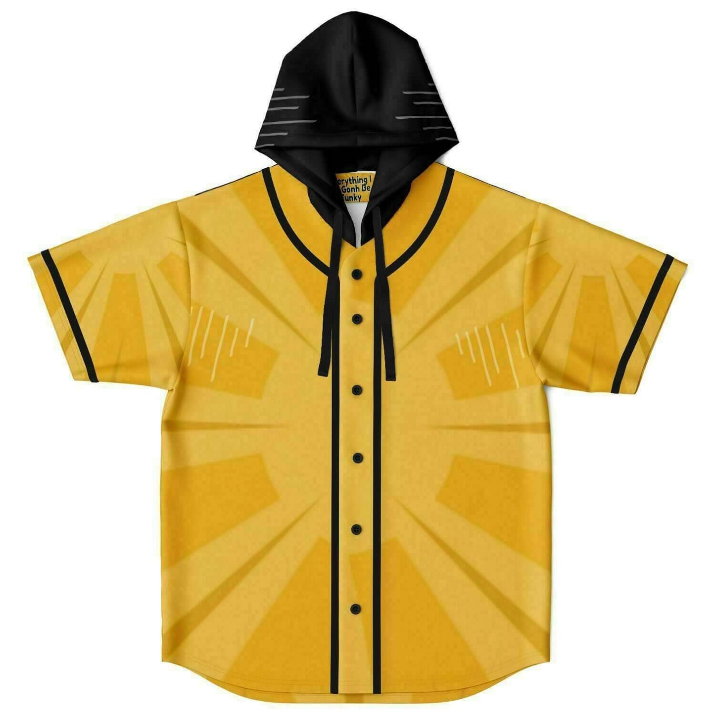 Hooded Baseball Jersey | HD Print - Ribooa