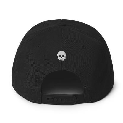 Snapback Hat | Skull Embroidery