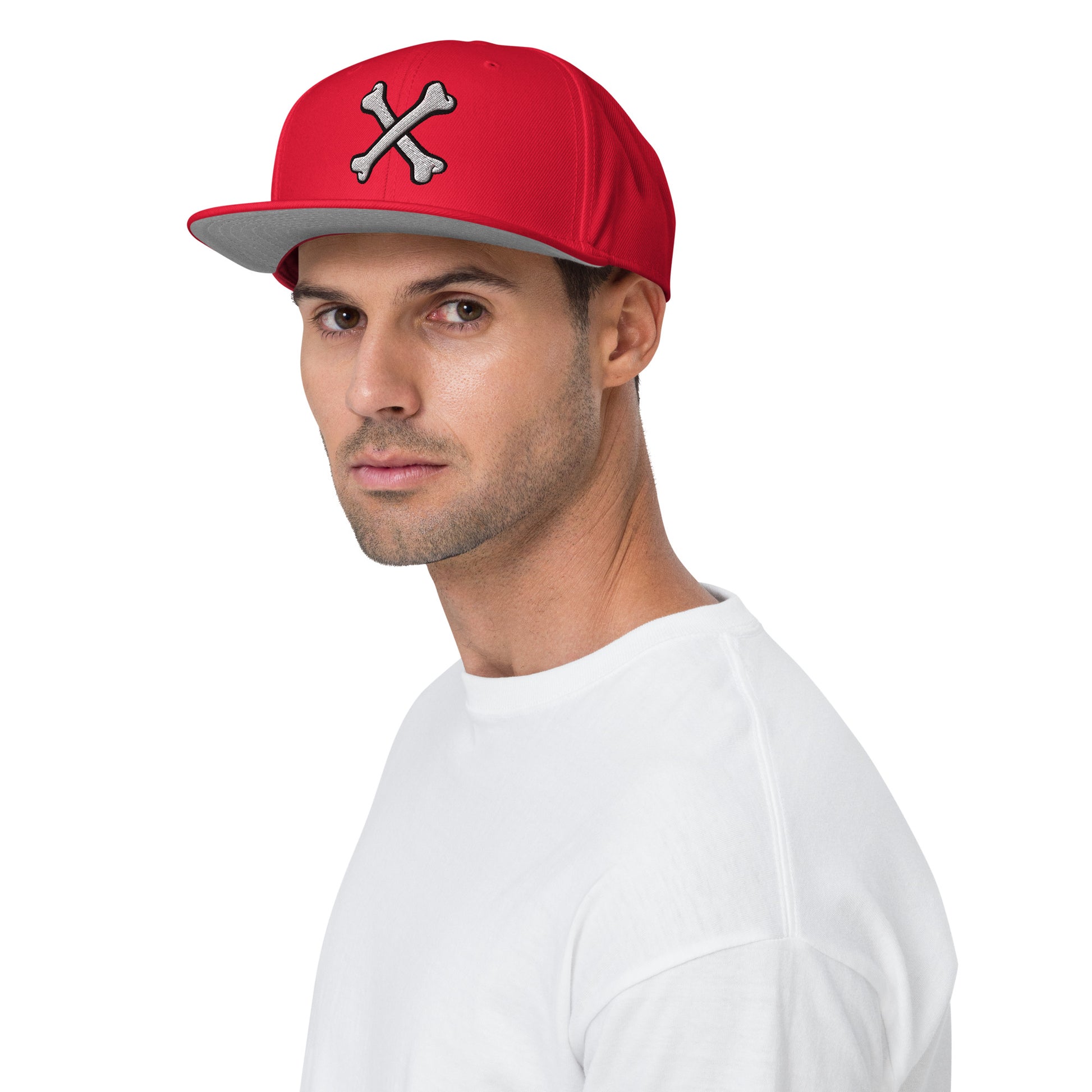 Snapback Hat | X Bones Embroidery